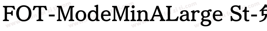 FOT-ModeMinALarge St字体转换